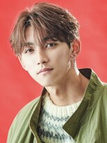 韓国センターパートコンマバングダウンパーマニュアンスパーマ