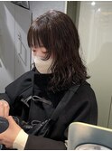 ロブパーマ　セット簡単　毛先パーマ