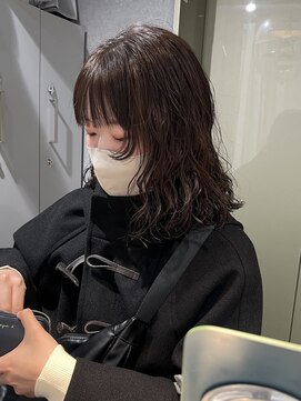 リラス 博多(rilas) ロブパーマ　セット簡単　毛先パーマ