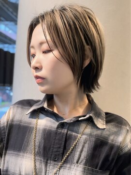 ティアラ 桜木町(TIARA) 【桜木町】大人のこなれ感◎フェザーショート×アンブレラカラー