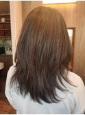 ドライカットでつくるロングレイヤー