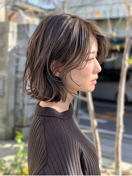 リリーオブザベイス(Lily of the Vase)の写真/【梅田Lily】カット¥3000悩みをカバーした似合わせカットをご提案!TOKIO/ハホニコ超音波ケアプロtreatment