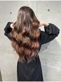 プルシールエクステ ダイヤモンド80本 インナーカラーデザイン