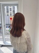 プライズ 表参道原宿店(prize)&nbsp;ピンクベージュミルクティーカラー暖色系原宿表参道