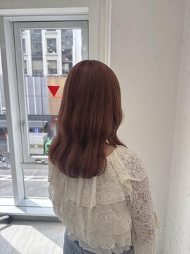 プライズ 表参道原宿店(prize) ピンクベージュミルクティーカラー暖色系原宿表参道