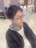 マイ スタイル 戸塚駅前店(My j Style)&nbsp;刈り上げ ショート アップバング ビジネス ツーブロック メンズ