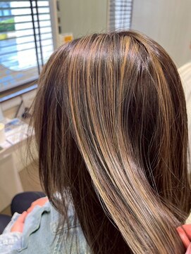 ジュイール 武蔵村山店(jouir) 夏におすすめ大人ハイライトカラー音符