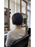◇大人可愛い20代30代40代50代前下がりショートボブ丸みショート