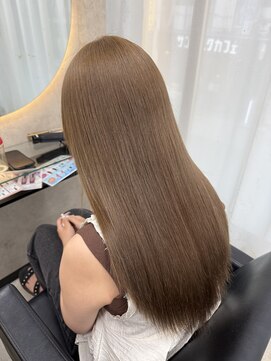 ルノン シェリー(LUNON cheliy) アプリコットオレンジくびれヘアハイライトカラー熊本