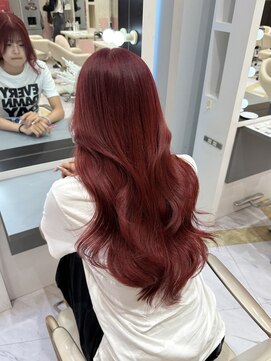 リー 梅田(Lee) miyuu/ブリーチ/ワインレッド