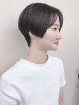 ラウンジ モリオ イケブクロ(Lounge MORIO Ikebukuro) *前髪なしハンサムショート前下がりショートセンターパート