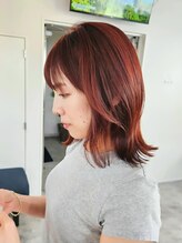 エイス 梅田 中津(Ace)&nbsp;くびれボブ × ローズピンクカラー × 髪質改善カラー