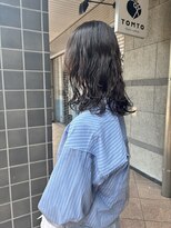 トマト(TOMTO)&nbsp;【RYOHEI】ボブパーマ_コテ巻き風パーマ_韓国風