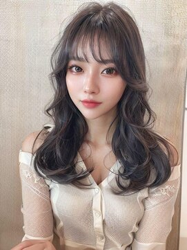 オリンテ バイ レシッド 表参道(orente by rcid) 韓国レイヤーロング美髪グレージュアッシュインナーグレージュ