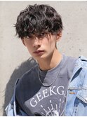 ツイストスパイラルパーマ波巻きパーマメンズカットメンズパーマ