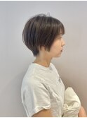 丸みショート×丸み縮毛矯正