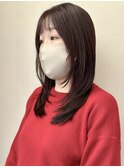 【LASIA大分/牧駅徒歩5分】ピンクブラウン/韓国レイヤーカット