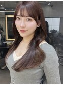 ミディアムレイヤーカット/レイヤー/顔周り/韓国/髪質改善/横浜