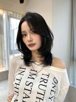 ボタン テンジン(VOTAN tenjin) 【木串楽人】韓国ヘア/ミディアム/ミディアムレイヤー