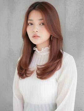 ニューヨークニューヨーク 樟葉店(NYNY) ゆるふわロング/ハッシュカット/ベージュ/韓国レイヤー