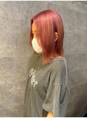 【大阪梅田】オレンジカラー×レイヤーカット