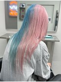 ツートンデザイン[新宿駅/ココアベージュ/クラゲヘアー]