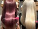 リブ バイ ボクノ(Liv by bokuno)の写真/[ハイトーン/髪質改善]ブリーチを楽しみながら艶髪をキープ。高度な技術で叶える「理想の透明感」