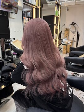 アネラ 大宮(Anela) くすみピンクカラー♪