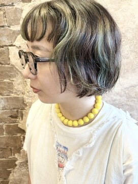 マギーヘア(magiy hair) ミントメッシュ［magiyhair西部笑］/下北沢