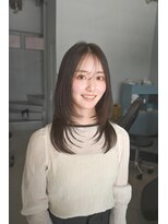フィルムス 田町芝浦(FILMS)&nbsp; ミルクグレージュ/くびれレイヤーボブ/韓国巻き/顔周りカット