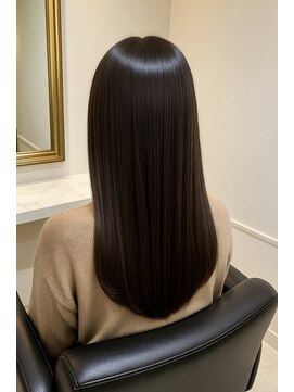 レオネ 梅田 中津店(Leone) 梅田/中津 髪質改善 ダークグレージュセミロング