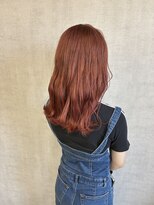 トリコ(ToricO)&nbsp;コーラルピンク　チェリーレッド　ダブルカラー　ブリーチカラー