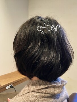 小さな美容室 ハナ(hana) ふんわり軽やか、大きめウェーブパーマ☆