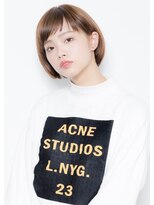 キープへアデザイン(keep hair design)&nbsp;自由が丘ＫＥＥＰ☆ベージュハイライトフェアリーショートボブ