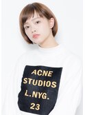 自由が丘KEEP☆ベージュハイライトフェアリーショートボブ