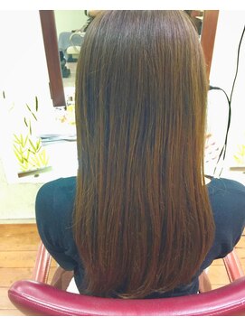 フラワーズビィーオーディー(FLOWERS BOD) だん無しロング×明るめベージュ の重軽スタイル☆