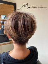 マニャーナ Manana 美容室 グレイヘアにハイライト