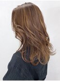 ハニーアッシュ_オリーブカラーハイライトカラー_ba248431
