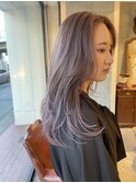 [LOJE]パープルグレージュ×ロングレイヤー