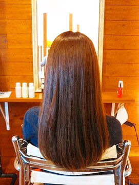 ピールアーク(peal ark) お洒落なモテ髪♪愛されストレート×透明感ナチュラルカラー