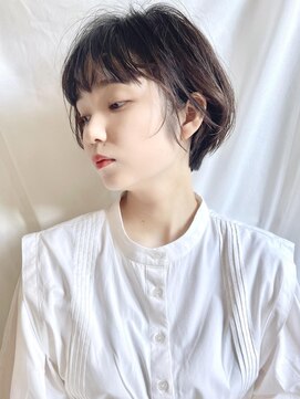 ディッセンバー 渋谷(December) 【December】マッシュショート ショートボブ 小顔 イノアカラー