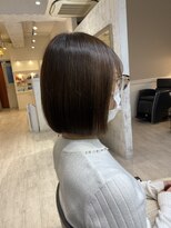 アリーズ シブヤ(ALLYS shibuya)&nbsp;ぱっつんボブ×王道ブラウン