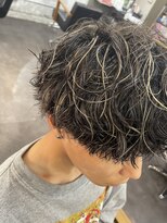 ショールーム シモノセキ(SHOW ROOM SHIMONOSEKI)&nbsp;#メンズパーマ#ハイライト#ツーブロック#プードルパーマ