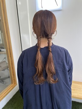 イノセントヘア(innocent.hair) シークレットハイライトでまろやかベージュ
