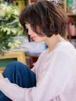 カバーヘア ブリス 戸田公園西口店(COVER HAIR bliss)&nbsp;オン眉アッシュナチュラルボブパーマc5戸田公園20代30代40代