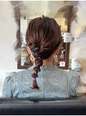 結婚式ヘアセット♪