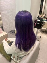 ムラサキハイトーンカラー髪質改善トリートメント