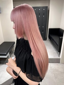 ベレーザ 渋谷(BELEZA) 9637ミルクティーピンクハイトーンカラーホワイトピンクレイヤー