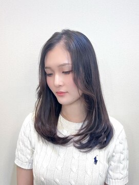 イオエ 梅田(ioe) ダブルカラー/大人ボブ/黒髪スタイル/髪質改善/縮毛矯正