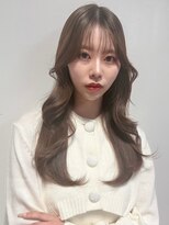 韓国くびれロング レイヤーオルチャン小顔前髪 艶髪